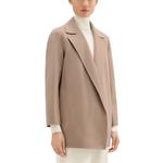 Двубортное пальто Clairene THEORY, верблюжий цвет - фото 5