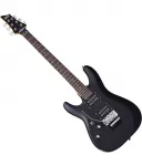 Электрогитара Schecter C-6 FR Deluxe для левшей, сатиновый черный - фото 2