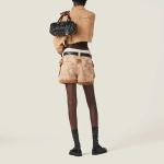 Шорты женские Miu Miu джинсовые, светло-коричневый - фото 3