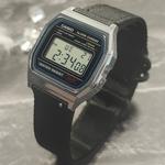 CASIO Часы Unisex YOUTH Black Watch, Silver Small Block Nylon White - фото 7