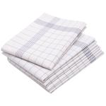 Чайные полотенца набор  Zollner, серый - фото