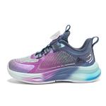 Кроссовки для детей "Дети" Bkg, серый/фиолетовый/зеленый - фото