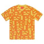 Топ Supreme Spellout Short-Sleeve Top Yellow, желтый - фото
