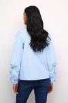 Блузка Kaffe Blouse Emma, небесно-синий - фото 4