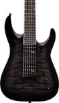 Электрогитара Jackson JS Dinky Arch Top JS22Q-7 DKA HT 7-String Guitar, Trans Black Burst - фото