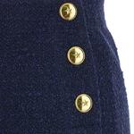 Юбка мини из букле PINKO, темно-синий - фото 3