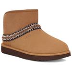 Ботинки женские UGG с узором, коричневый - фото 2