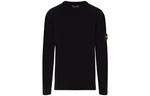 Свитер мужской Stone Island Compass-badge Mélange, черный - фото