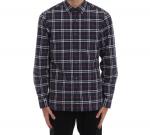 Рубашка мужская темно-синяя Burberry, синий - фото 2