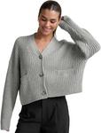 Свитер Beyond Yoga Women's Soft Wool Blend Cardigan, Gray Heather - фото