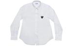 CDG Play Рубашка SS24 Unisex White - фото 3