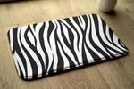 Коврик для ванной Tulup Zebra-Streifen, 75x1x75 см, черный - фото 2