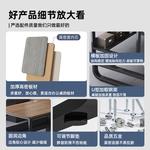 Офисный стол Chuxuezhe 140 см с 3 ящиками и подставкой для хранения, цвет Oak, комплект со стулом - фото 5