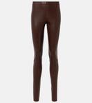 Кожаные брюки Кэролин Stouls, Choco - фото