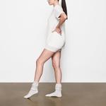 Футболка женская MARBLE/ Мраморный белый Skims - фото 4