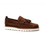 Лоферы Carlos by Carlos Santana Zenith Loafer, Brown Suede - фото
