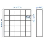 Открытый стеллаж IKEA Kallax, 182x182 см, белый - фото 7