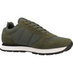 Кроссовки Sun68 модель Tom однотонные зелёные - фото 5