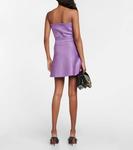 Бархатная мини-юбка ALAÏA, фиолетовый - фото 3