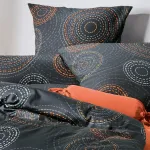 Постельное белье антрацит 1x 200x220 см + 2x 40x80 см Erwin Müller - фото 7