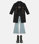 Толстовка из хлопкового джерси с логотипом Balmain, черный - фото 2