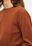 Джемпер VILA RUNDHALS, Argan Oil/Brown - фото 4