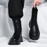 Ботинки мужские черные Weishibangwei - фото 2