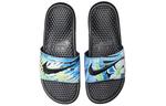 Тапочки benassi jdi print 'black' Nike, черный - фото 3