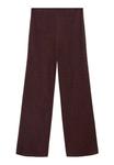 Брюки Mango Trousers, Bordeaux - фото 5