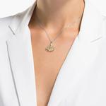 Swarovski Потрясающие металлическое ожерелье женское white - фото 12