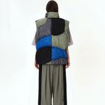 ADER ERROR Арен Цветной блок Пуховый жилет, Хаки - фото 5