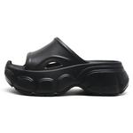 Jeep Тапочки-слайды женские черные - фото