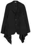 Куртка Comme des Garçons Homme Plus Wool Gabardine Medium Jacket 'Black', черный - фото