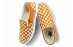 Кроссовки checkerboard classic slip-on sneakers yellow/white Vans, желтый - фото 4