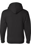 Толстовка Bayside USA-Made с капюшоном и застежкой-молнией, черный - фото 2