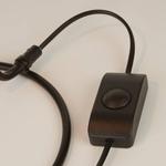 Настольная лампа searchlight Caric, черный - фото 3