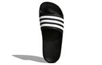 Тапочки adilette slide j 'black white' Adidas, черный - фото 4