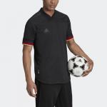 Футбольная майка мужская черная Adidas, черный - фото 4