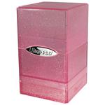 Аксессуары Ultra Pro Deck Box: Satin Tower - Glitter Pink - фото