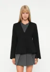 Обджария лиза блейзер Object, Black - фото