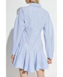 Платье-Рубашка в полоску Ganni, синий - фото 4