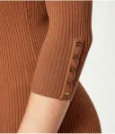 Платье Elisabetta Franchi, коричневый - фото 4