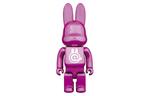 BE@RBRICK Bearbrick Rabbrick Chrome White - фото