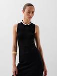 Вязаное платье Scalpers, черный - фото 4
