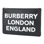 Burberry Кожаный клатч Men's Black - фото 3