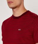 Футболка мужская Tommy Jeans в полоску, красный - фото 4