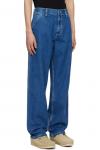Синие простые джинсы Carhartt Work In Progress - фото 2