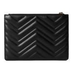 GUCCI Маленький кожаный клатч GG Marmont - фото 4