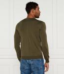 Свитер из шерсти HUGO San Cedric-M1 Regular Fit, зеленый - фото 3