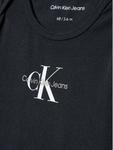 Детское боди стандартного кроя Calvin Klein, черный - фото 3